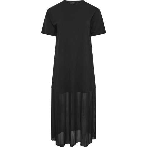 Robe Longue Noire À Ourlet En Dentelle Size 40 - Limited Collection - Modalova