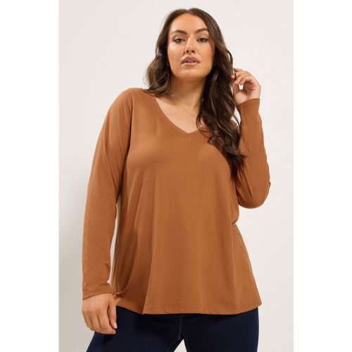 Haut Basique À Manches Longues Size 50-52 - Yours - Modalova