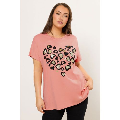 Tshirt Leopard Heartsize 54-56 - Yours - Modalova