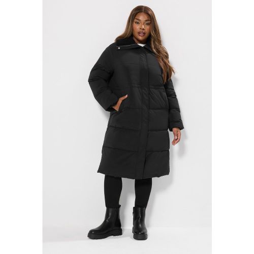 Manteau Milong Noir À Col Cheminée Size 58-60 - Yours - Modalova