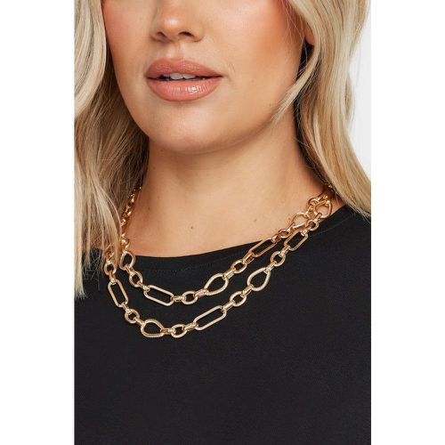 Collier Double Chaîne Dorée - Yours - Modalova