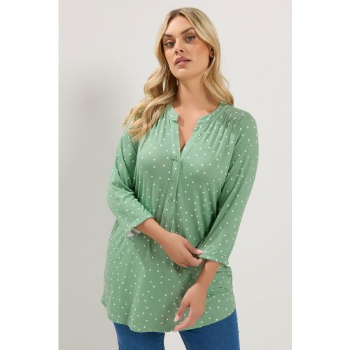 Chemise Verte À Pois Size 58-60 - Yours - Modalova