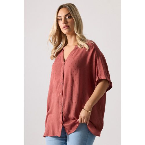 Blouse Texturée Rouille Size 46 - Yours - Modalova