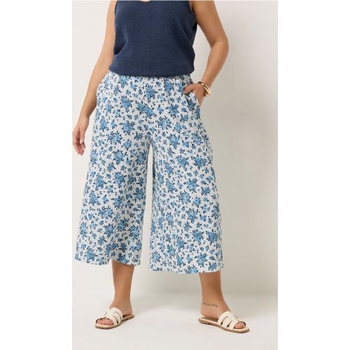 Jupeculotte Blanche À Petites Fleurs Size 50-52 - Yours - Modalova