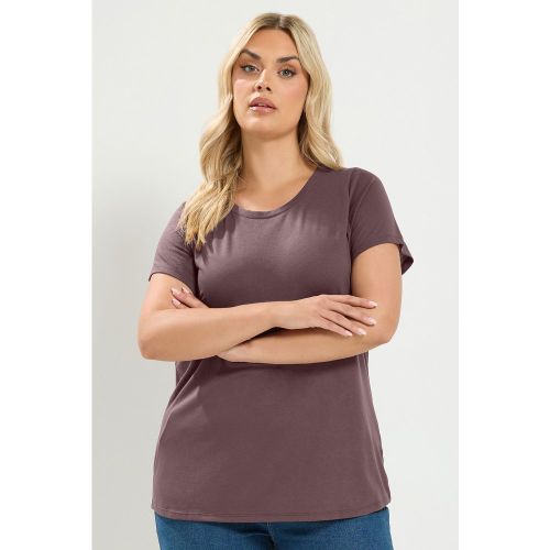 Et Lot De 2 Tshirts Marron Chocolat Et Vert Size 42 - Yours - Modalova