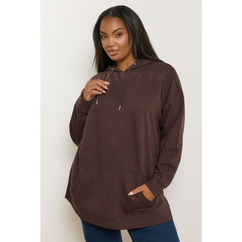 Curve Sweat À Capuche Marron Chocolatsize 44 - Yours - Modalova