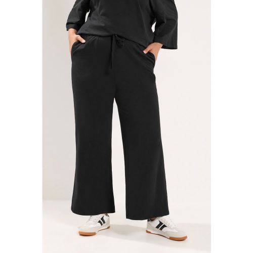 Pantalon Large En Coton Noir Size Regular > 50-52 - Yours - Modalova
