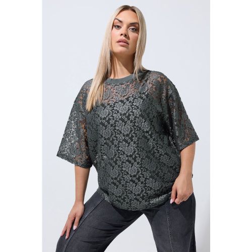 Tshirt Gris Tout En Dentelle Size 58-60 - Limited Collection - Modalova
