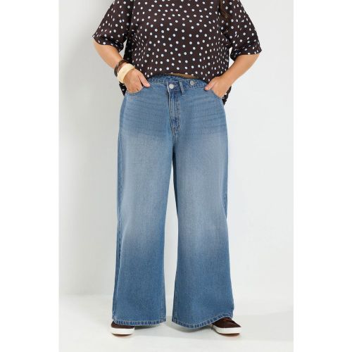 Jean Bleu Moyen À Taille Asymétrique Size Short > 44 - Yours - Modalova
