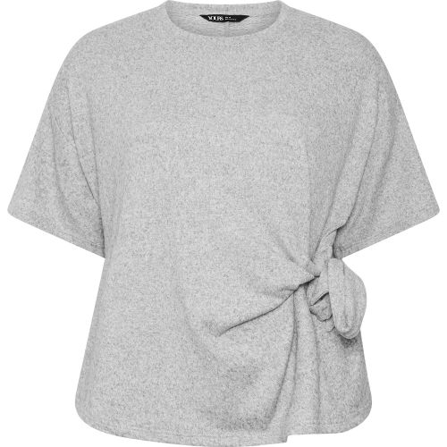 Top Gris À Nœud Sur Le Côté Size 50-52 - Yours - Modalova