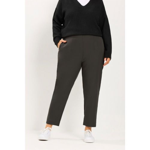 Pantalon Marron Chocolat À Pinces À La Taille Size Ex Short > 42 - Yours - Modalova