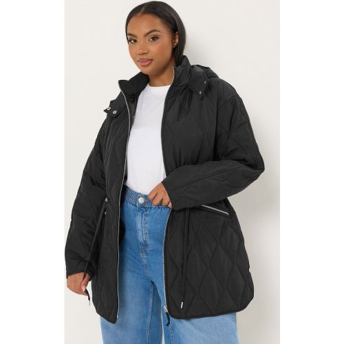 Manteau Milong Matelassé Noir Size 50-52 - Yours - Modalova