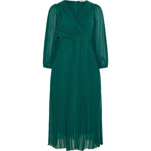 London Robe Plissée Vert Sarcelle Size 52 - Yours - Modalova