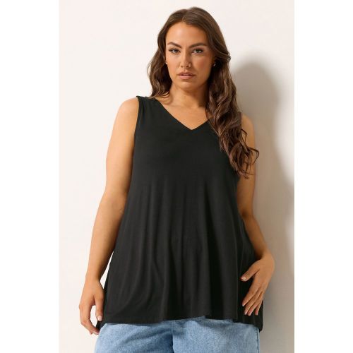 Débardeur Évasé Noir Size 48 - Yours - Modalova