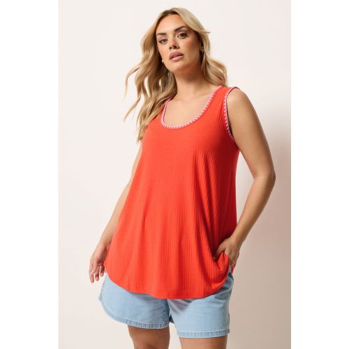 Débardeur À Surpiqûres Contrastées Size 58-60 - Yours - Modalova