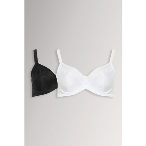 Lot De 2 Soutiensgorge À Armatures Noir/Blanc Size 105B - Yours - Modalova