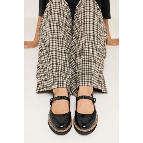 Chaussures Mary Jane Noires En Similicuir, Coupe Large Esize 39EEE - Yours - Modalova