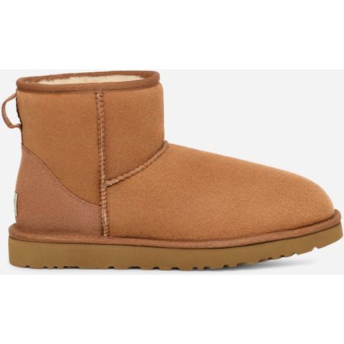 Botte Classic Mini in Brown, Taille 52, Cuir/Shearling/Suède/Double Face - Ugg - Modalova