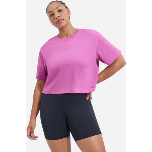 Tana Cropped T-Shirt in Pink, Taille L, Coton - Ugg - Modalova