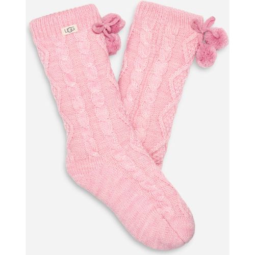 Chaussettes mi-hautes à pompons et doublure polaire in Pink, Taille O/S, Autre - Ugg - Modalova