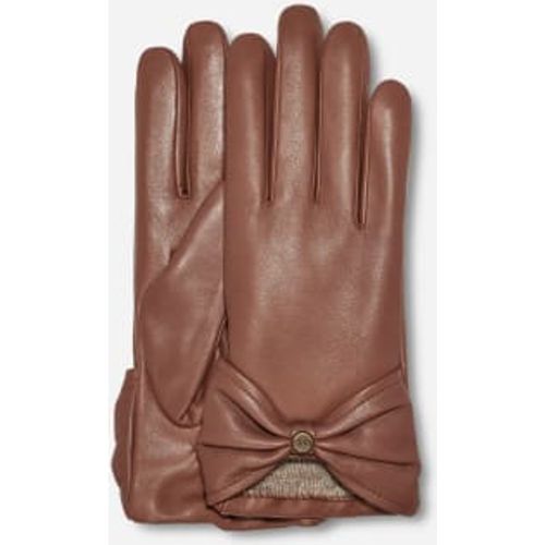 W Classic Lthr Shorty Tech Glv in Brown, Taille S - Ugg - Modalova