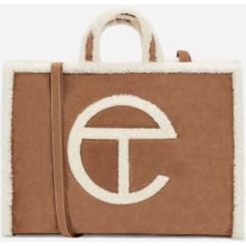 X Telfar Large Bag in Brown, Taille O/S, Daim - Ugg - Modalova