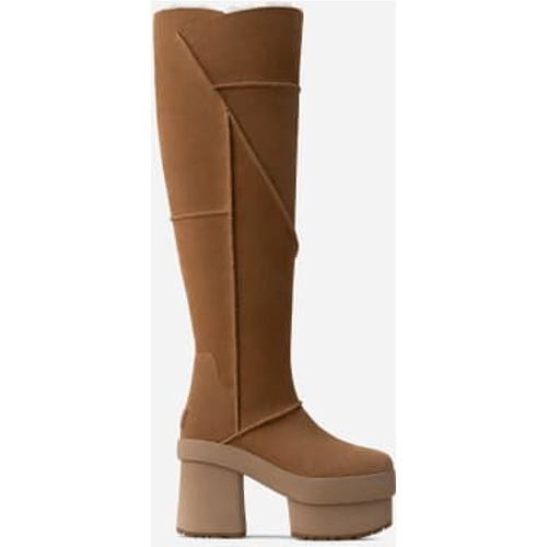 Botte New Heights Platform Xtra in Brown, Taille 37, Daim - Ugg - Modalova