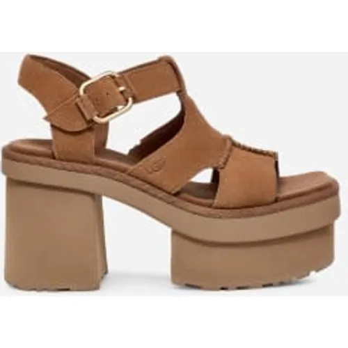 Salomé New Heights à plateforme in Brown, Taille 41, Daim - Ugg - Modalova