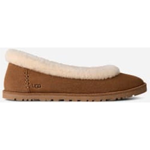 Zora Ballerine in Brown, Taille 39, Daim - Ugg - Modalova