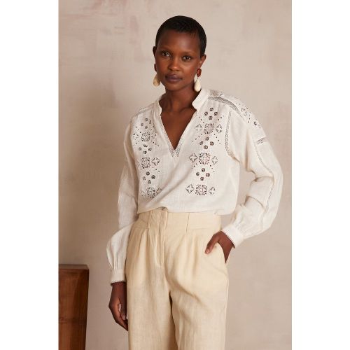 Blouse PAULINE en 100% coton taille XS - Maison 123 - Modalova