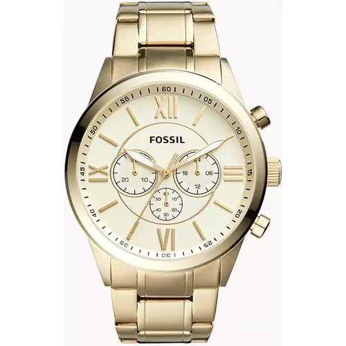 Montre Flynn chronographe en acier inoxydable - Fossil Outlet - Modalova
