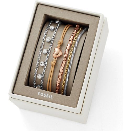 Unisex Coffret Cadeau Multi-Bracelets - One size - Fossil - Modalova