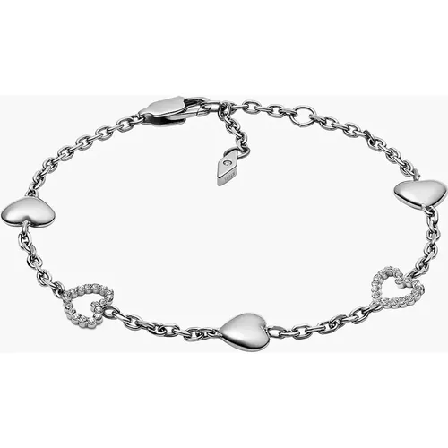 Femmes Bracelet cœur ouvert en acier inoxydable - Fossil Outlet - Modalova