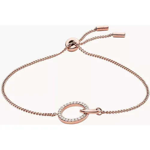 Femmes Bracelet à chaîne en acier inoxydable - Fossil Outlet - Modalova