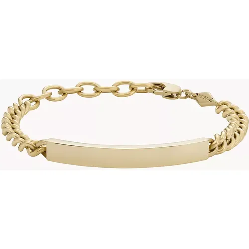 Gourmette Elliott en acier inoxydable - Fossil Outlet - Modalova
