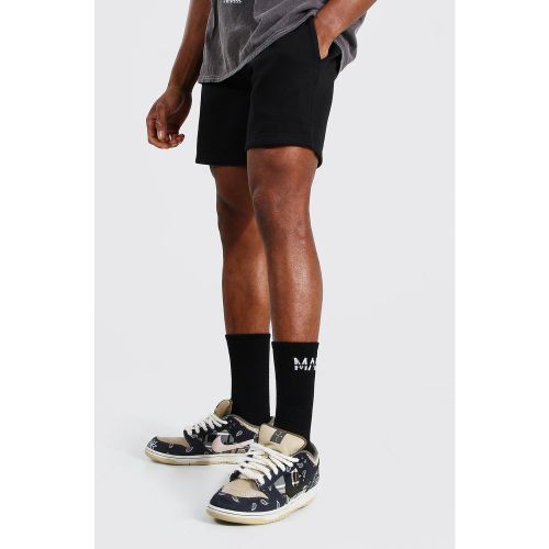 Short droit court basique en jersey - M - Boohooman - Modalova