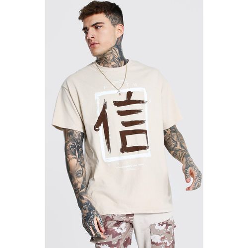 T-shirt oversize Faith - S - Boohooman - Modalova