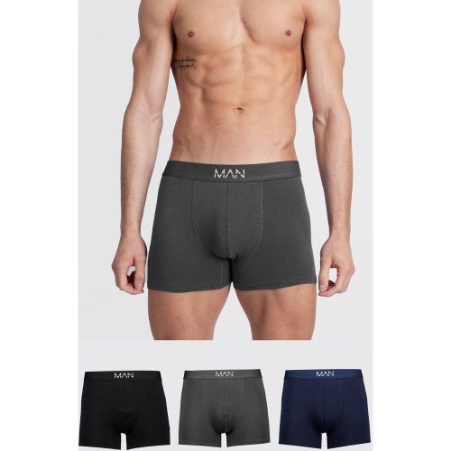 Lot de 3 boxers à logo - MAN - L - Boohooman - Modalova