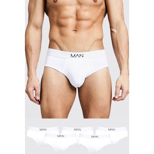 Lot de 5 slips à logo - MAN - L - Boohooman - Modalova