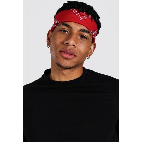 Bandana à imprimé cachemire - ONE SIZE - Boohooman - Modalova