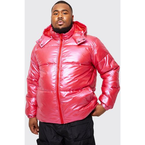 Grande taille - Doudoune brillante à imprimé - MAN - XXL - Boohooman - Modalova