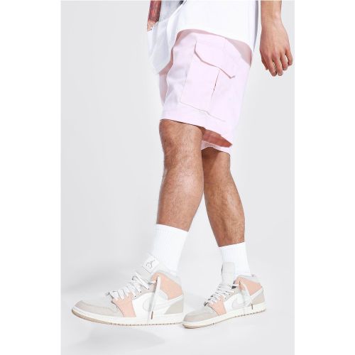 Short cargo en twill - S - Boohooman - Modalova