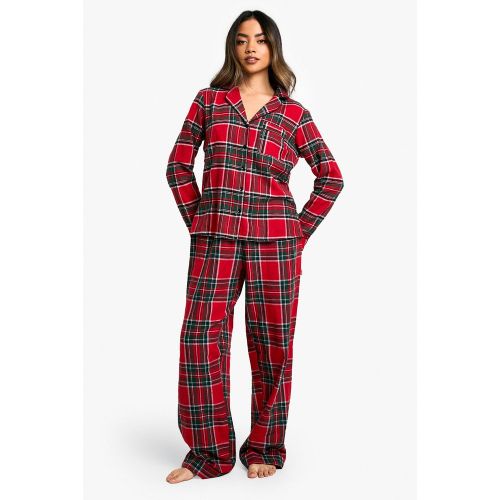 Chemise De Pyjama À Carreaux - Mix N Match - 34 - boohoo - Modalova