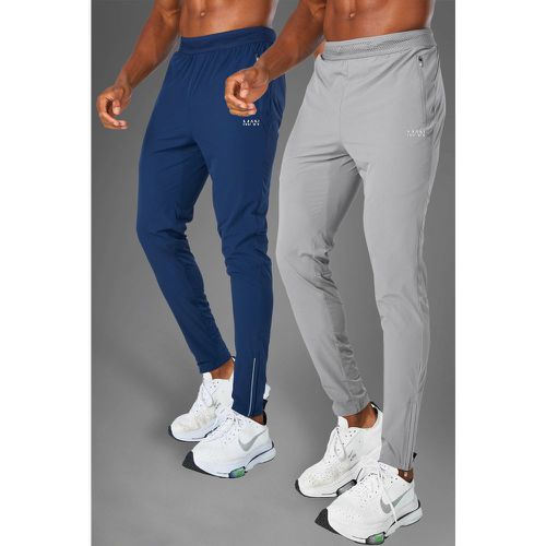 Lot de 2 joggings de sports légers - MAN Active - S - Boohooman - Modalova