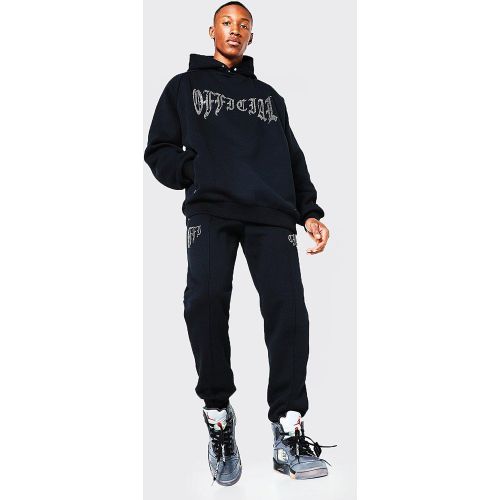 Ensemble oversize avec sweat à capuche Official - M - Boohooman - Modalova
