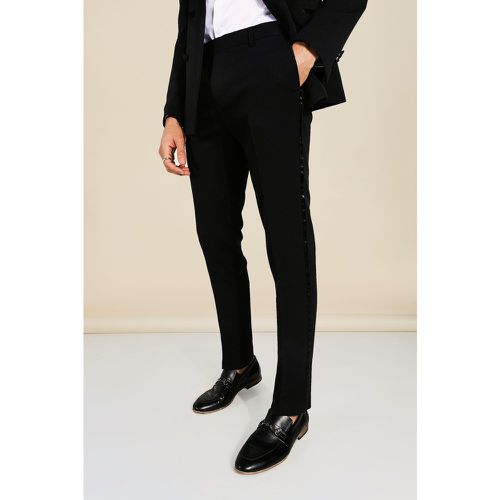 Pantalon de costume coupe skinny - 28 - Boohooman - Modalova