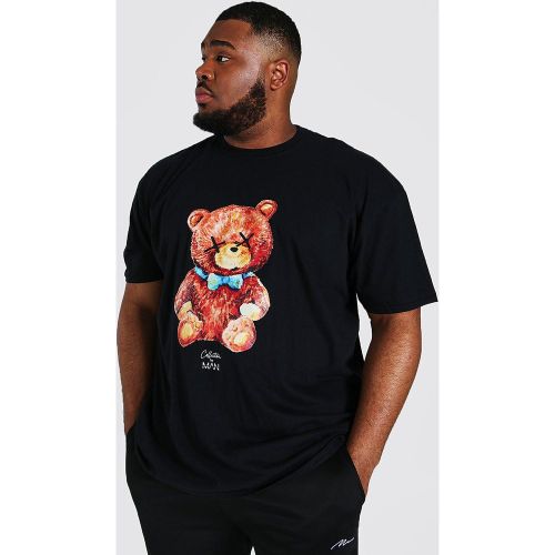 Grande taille - T-shirt à imprimé ours en peluche - XXXXL - Boohooman - Modalova