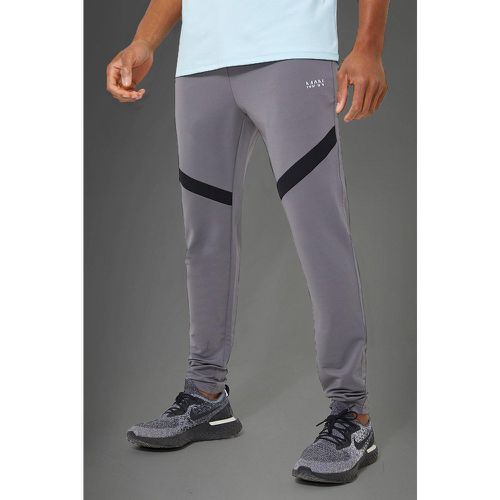 Jogging de sport à rayures - MAN Active - XS - Boohooman - Modalova