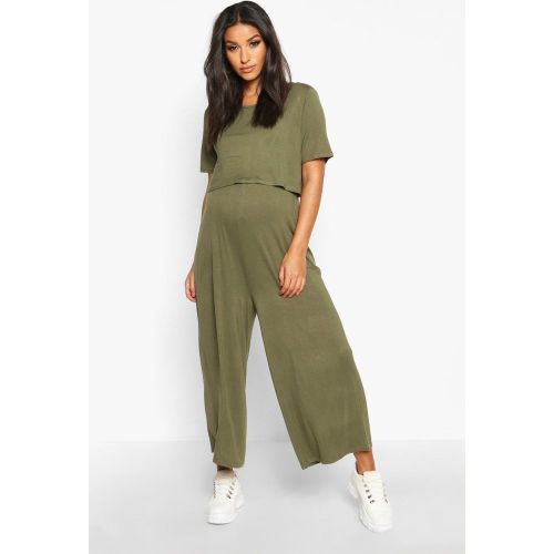 Maternité - Combinaison Jupe-Culotte D'Allaitement - 38 - boohoo - Modalova