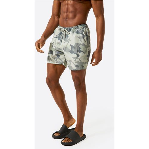 Short de bain effet camouflage - XS - Boohooman - Modalova